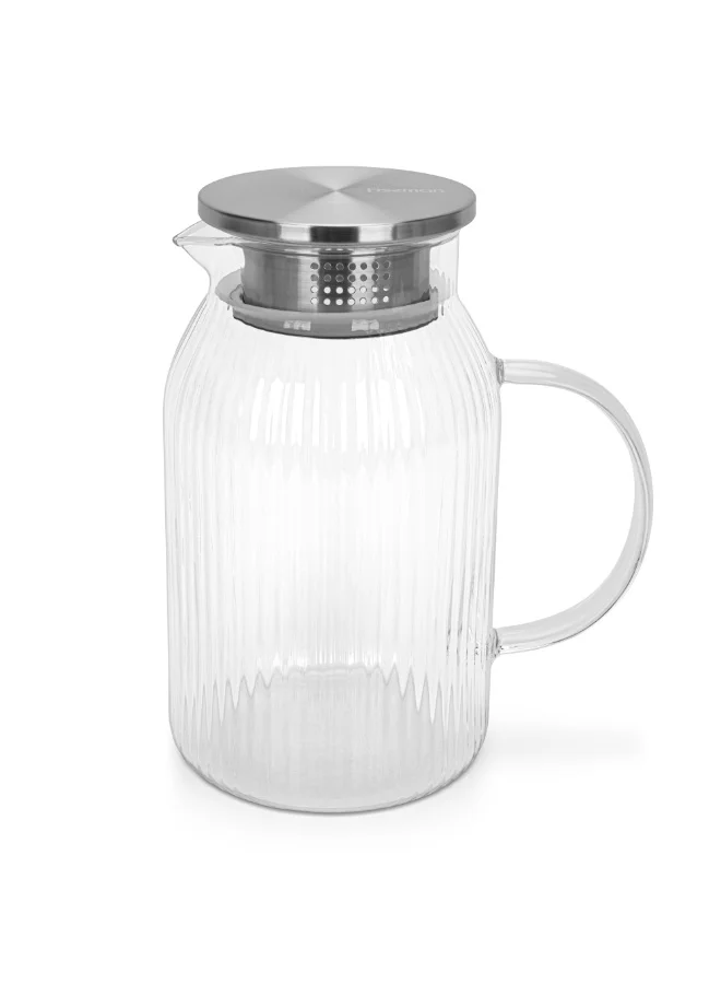 Fissman  Jug 1500 ml with Filter (Borosilicate Glass)  | Best Price UAE